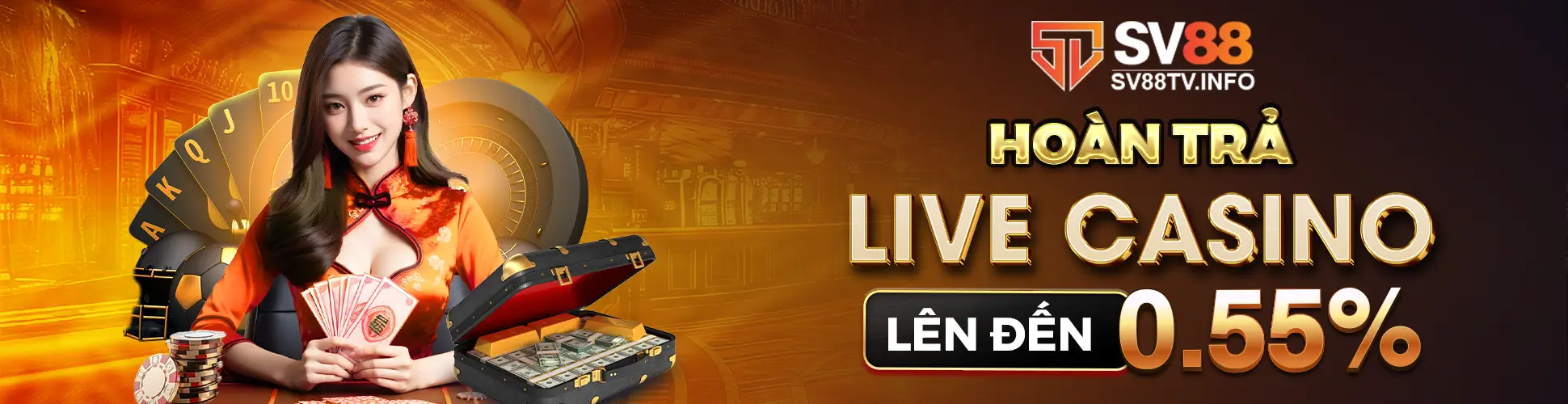 hoàn trả live casino